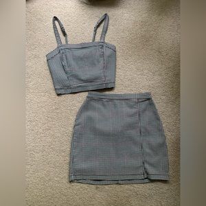 Hollister Skirt and crop top set